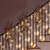 abordables Lumières de Noël-Guirlande lumineuse à LED flocon de neige de Noël 3,5 m 96 LED, 8 modes, guirlande lumineuse à glaçons pour Noël intérieur/extérieur, fête &amp;décoration d&#039;intérieur prise ue/ua/au/uk