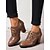 preiswerte 1950er Jahre-Damen-Oxford-Schnürschuhe im Vintage-Stil im Brogue-Stil – Abendschuhe aus braunem Kunstleder mit Blockabsatz für formelle und legere Anlässe