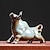 economico Statue-statuetta cinese feng shui in ceramica raffigurante un toro - statua di bufalo che attrae prosperità e ricchezza, decorazione per scrivania da ufficio, artigianato con animali dello zodiaco, oggetto