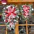 voordelige Tot $30-kerstkrans snoep bloem plant ondersteboven boom krans kerst ondersteboven boom slinger hangend kerst snoep strik hangend kerst deur hangend muurdecoratie