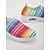 preiswerte Damen-Sneaker-Bunte Slip-On-Sneakers mit Strasssteinen für Damen – leichte Schuhe mit Luftpolstersohle für einen lässigen und sportlichen Style