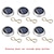 abordables Lumières de cordes solaires-Lot de 6 guirlandes lumineuses solaires à LED de 2 m, 20 lampes de jardin à LED pour Noël, mariage et décoration extérieure, blanc chaud, blanc, violet, rose, rouge, vert, bleu et rouge