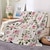 cheap Blankets &amp; Throws-Flower Blanket Soft and Cozy Throw Blanket Featuring Delicate Daisy Design Perfect for Adding Comfort and Charm to Your Bedroom or Living Room Decor