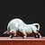 economico Statue-statuetta cinese feng shui in ceramica raffigurante un toro - statua di bufalo che attrae prosperità e ricchezza, decorazione per scrivania da ufficio, artigianato con animali dello zodiaco, oggetto