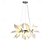 economico Lampadari-lampada a sospensione a petalo in porcellana bianca lampada a sospensione moderna di lusso lampada a sospensione lampada a sospensione per soffitto lustre 110-240v