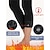 baratos Leggings e collants para ioga-Mulheres Calças de ioga Leggings forradas de lã Leggings de ioga com bolso para telefone Cintura Alta Pilates Treino de Ginástica Exercite-se Meia-calça Côr Sólida Preto Vinho Azul Marinho Escuro