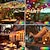 cheap Solar String Lights-10M100Leds Christmas Solar Outdoor Bubble Ball Small Ball Light String Courtyard Christmas Tree Fence Steps Balcony Wedding Festival Party Connection Atmosphere Decorative Lights