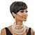 baratos Perucas de Qualidade Superior-perucas curtas para mulheres negras peruca de corte pixie sintética curta lateral parte pixie corte de cabelo perucas com franja para mulheres idosas perucas curtas retas pixie perucas naturais curtas