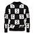 abordables Pull col rond-Homme Pull Pull en tricot A côtes Tricoter Normal Tricoté Plaid Col Ras du Cou Mode basique Noël Usage quotidien Vêtement Tenue Automne hiver Noir Rouge S M L