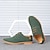 abordables Semi-formel-chaussures oxford décontractées en daim vert pour hommes – modèle à lacets avec semelle contrastante, chaussures confortables au quotidien pour un style décontracté et élégant