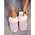 billiga Inneskor och flip-flops till damer-damtofflor med svart paljettpälsfodrad med flerfärgad gnistra och bekväm sula – perfekt för inomhuslyx och värme