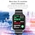 economico Braccialetti intelligenti-696 HK26 Orologio intelligente 2.04 pollice Intelligente Bracciale Bluetooth Pedometro Avviso di chiamata Monitoraggio del sonno Compatibile con Android iOS Da donna Chiamate in vivavoce Promemoria