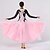 billige Ballroomkjoler-Ballroom-dans Kjole Broderi Tvinning Krystall / Rhinestone Dame Ytelse Fest Langermet Spandex Organza