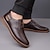 economico Semi-formale-scarpe casual da uomo in similpelle oxford blu navy con design allacciato, comode ed eleganti per l&#039;uso quotidiano