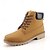 baratos Botas de trabalho-botas de trabalho amarelas clássicas masculinas – botas de cano curto duráveis com cadarço, colarinho acolchoado e sola resistente