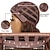 abordables Perruques Synthétiques Sans Bonnet-perruques pour femmes perruque courte ondulée bouclée bob avec frange longueur d'épaule cheveux synthétiques pour une utilisation quotidienne de fête
