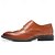 ieftine Formal-pantofi de rochie oxford brogue maro clasici pentru bărbați – încălțăminte formală cu șireturi din piele artificială pentru birou și evenimente