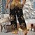 abordables Tenue de scène de Noël-Noël Homme Motif de flocon de neige Pantalons Taille Moyenne Taille élastique à cordon Hawaïen Occasionnel Extérieur Tenue de soirée Fête Pantalons à jambes droites Été Printemps Automne Impression 3D