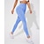 preiswerte Yoga Leggings &amp; Strumpfhosen-Damen Yogahose Yoga-Leggings 3 Packungen Hohe Taille Yoga Fitnesstraining Pilates Strumpfhosen Schwarz + Dunkelgrau + Rosa Schwarz + Dunkelgrau + Champagner dunkelgrau+blau+schwarz Spandex Herbst