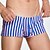 economico Boxer da uomo-Per uomo 1 pc Boxer Vita elastica 50% cotone Traspirante Morbido Comodo A quadri Color Block A vita bassa Bianco Giallo