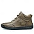 preiswerte Stiefeletten-lässige High-Top-Stiefel aus Kunstleder für Herren mit Nahtdetails, strapazierfähiger Sohle und Schnürdesign – perfekt für Outdoor-Abenteuer und Komfort im Alltag