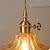 billige Vedhængslys-retro messing glas pendel rav tykt materiale glas lysekrone blæst glas drop loftslamper med justerbar ledning