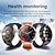 economico Smartwatch-k66 smart watch uomo torcia bluetooth chiamata 1.85 pollici 128mb memoria 730mah grande batteria led luce sport all&#039;aria aperta smartwatch