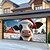 cheap Christmas Garage Door Covers-Christmas Outdoor Garage Door Cover Xmas Banner Highland Cattle Large Christmas Backdrop Decoration for Holiday Outdoor Garage Door Home Wall Decorations