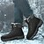 baratos Inverno e botas de neve-Homens Botas Botas de Neve Botas de caminhada Botas de inverno Forro de Lã Camurça Náilon Confortável Antiderrapante Com Cadarço Preto Cinzento