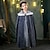 cheap Girls&#039; Costumes-Frozen Princess Fairytale Elsa Cloak Theme Party Costume Cosplay Costume Movie Cosplay for Girls&#039; Kid&#039;s Christmas Carnival New Year Performance Birthday Party