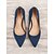 preiswerte Halbformell-Klassische High Heels aus Wildleder mit spitzer Spitze für Damen | Pumps mit Blockabsatz für die Arbeit und Partys