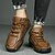 preiswerte Stiefeletten-lässige High-Top-Stiefel aus Kunstleder für Herren mit Nahtdetails, strapazierfähiger Sohle und Schnürdesign – perfekt für Outdoor-Abenteuer und Komfort im Alltag