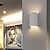 billiga Vägglampor för inomhusbelysning-vägglampa enkel led vägglampa med glödlampa modern harts inomhusväggbelysning up down spotlight sänglampa 110-240v 5w