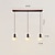 economico Luci a sospensione-lampada a sospensione moderna in marmo e pietra, lampada a sospensione in legno e alabastro, stile fattoria di metà secolo, 85-265 V, 17 cm