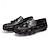 cheap Loafers-Men's Burgundy Crocodile Pattern Loafers with Tassel Detail and Non-Slip Sole - Luxury Slip-On Shoes for Casual and Formal Wear