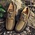 economico Slip-ons e mocassini da uomo-scarpe da trekking da uomo in similpelle in stile vintage con chiusura a lacci e suola robusta, comode e resistenti, perfette per le attività all&#039;aperto