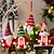 voordelige Kerstcadeauverlichting-Verlichte Kerst Gnome Ornamenten 6,3 inch Gnome Kerstboomdecoraties met Licht Pluche Gnomes Kerst Elf Poppen Hangende Ornamenten voor Huis Mantel Plank Tafelblad