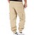 cheap Cargo-Men&#039;s Fleece Pants Sweatpants Joggers Trousers Cargo Sweatpants Pocket Drawstring Elastic Waist Plain Comfort Warm Sports Outdoor Daily Fashion Casual Black White Micro-elastic