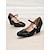 abordables Années 1950-Escarpins Mary Jane bleu clair pour femmes avec bride à boucle décorative et talons compensés – chaussures élégantes pour les fêtes et les événements formels