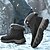 baratos Inverno e botas de neve-Homens Botas Botas de Neve Botas de caminhada Botas de inverno Forro de Lã Camurça Náilon Confortável Antiderrapante Com Cadarço Preto Cinzento