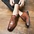 billige Formel-klassiske brune oxford-sko til mænd med brogue-detaljer - elegant formelt fodtøj til forretning og begivenheder