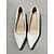 abordables Semiformal-Zapatos de tacón de bloque con punta puntiaguda de charol sintético verde brillante: elegantes zapatos formales para mujer