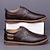 economico Semi-formale-scarpe casual da uomo in similpelle oxford blu navy con design allacciato, comode ed eleganti per l&#039;uso quotidiano