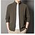 voordelige Heren Elite Truien &amp; Cardigans-Voor heren Kasjmier Trui met rits breien Effen Kleur Coltrui Kerstmis Gebreid School Kerstmis Kleding Herfst Winter Zwart Bruin S M L