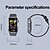 tanie Inteligentne bransoletki-696 TK79 Inteligentny zegarek 1.47 in Inteligentne Bransoletka Bluetooth EKG + PPG Monitorowanie temperatury Krokomierz Kompatybilny z Android iOS Damskie Męskie Powiadamianie o wiadomości IPX-0 27mm