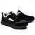 cheap Men&#039;s Sneakers-Men&#039;s Black Warm and Cozy Winter Sneakers with Fleece Lining - Ideal for Outdoor Activities