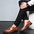 ieftine Formal-pantofi de rochie oxford brogue maro clasici pentru bărbați – încălțăminte formală cu șireturi din piele artificială pentru birou și evenimente