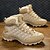cheap Hiking Boots-Men&#039;s Quilted Hiking Boots - Lightweight, Waterproof, Non-Slip Sole, High-Top Design, Ideal for Outdoor Adventures