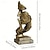preiswerte Wandskulpturen-Denkerstatue – Schweigen ist Gold, modernes Dekor, kreative abstrakte Kunstfigur, Skulpturen aus Kunstharz, Dekoration für Zimmer, Zuhause, Arbeitszimmer, Büro, für Männer, Schreibtisch-Ornament