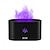 cheap Humidifiers &amp; Dehumidifiers-Household Air Humidifier Diffuser With remote control Ultrasonic 3D Flowing light Air Purifier Aromatherapy Flame Aroma Diffuser